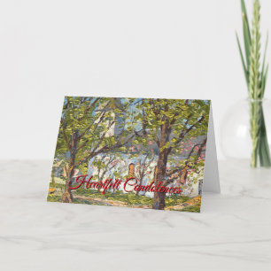 Agradecimento Memorial Celabration do Cartão de condolências da 