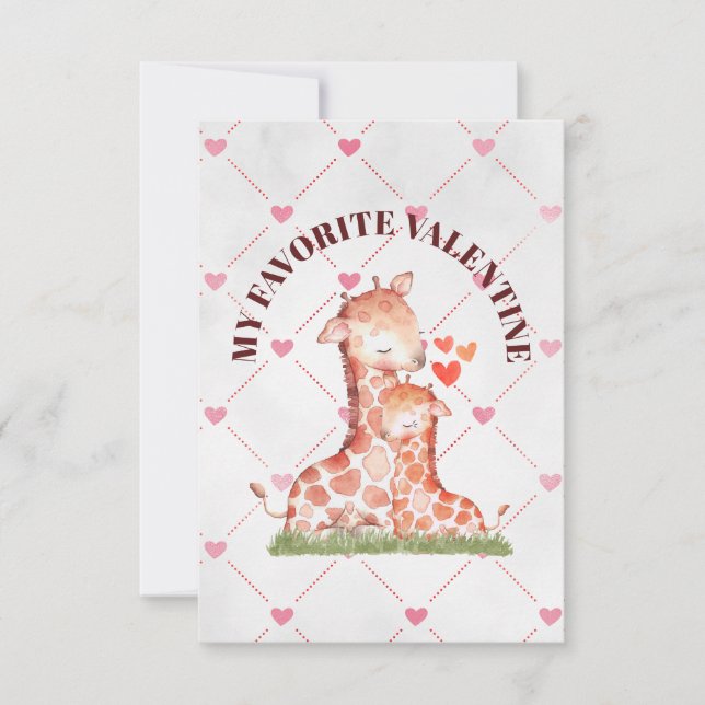 Agradecimento Meu cartão de saudação de Valentine 3.5" x 5" Flat (Frente)