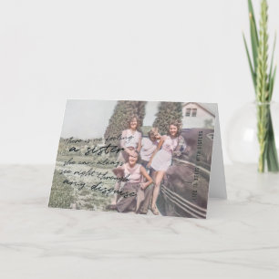 Agradecimento MEU Cartão de Saudação IRMÃ