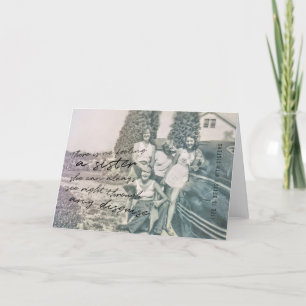 Agradecimento MEU Cartão de Saudação IRMÃ