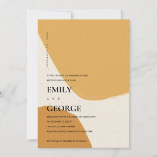 AGRADECIMENTO MODERNO CARTÃO DE ABSTRATO LARANJA FERRUGEM QUE NÓ