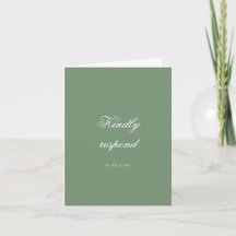 Moody Botanical RSVP / Cartão de Resposta