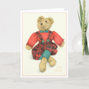 Agradecimento MR Cartão de Natal BEAR