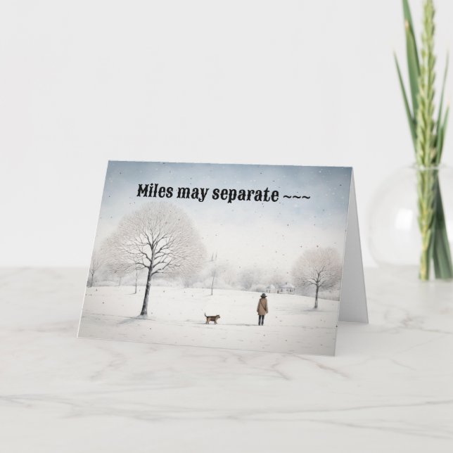 AGRADECIMENTO NADA INTERROGA O CARTÃO DE NATAL AMOR PARA NINGUÉM (Frente)