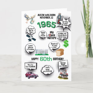 Agradecimento Nascer de fatos divertidos no Cartão de Aniversári