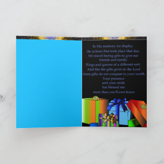 Agradecimento O Cartão de Natal dos Três Sábios