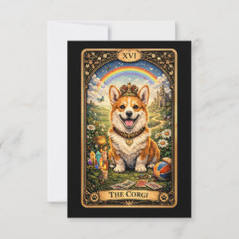 Agradecimento O Cartão de Tarot do Corgi