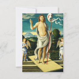 Agradecimento O Cartão Sagrado da Ressurreição de Jesus