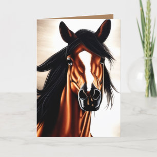 Agradecimento O Majestoso Mustang - A Espírito Do Cartão De Libe