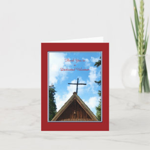 Agradecimento Obrigado aos Voluntários pelo Cartão de Saudação d