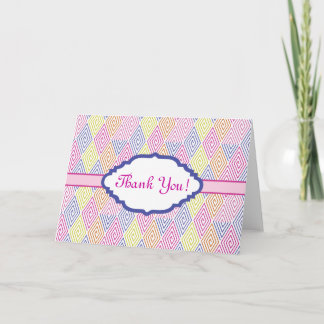 Agradecimento Obrigado cartão dos artigos de papelaria