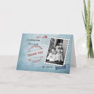 Agradecimento Obrigado Enfermeira. Cartão de Apreciação de Enfer