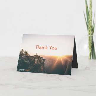 Agradecimento Obrigado pelo seu cartão de referência