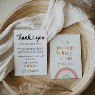 Agradecimento Obrigados Modernos Para Seu Cartão De Compra