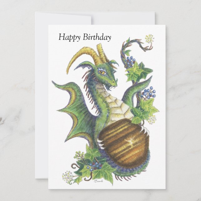 Agradecimento Olho de Tiger (Capricórnio) - Cartão de aniversári (Frente)