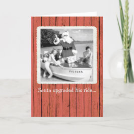 Agradecimento Papai Noel Atualizou o Cartão de Natal de Férias