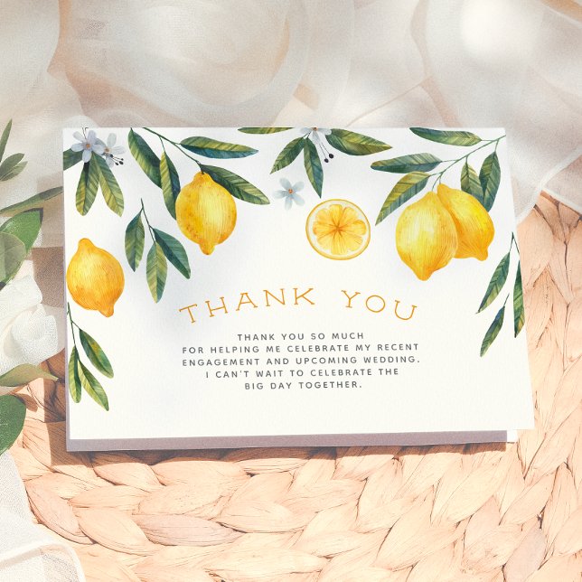 Agradecimento para Chá de Noiva Main Squeeze Lemon (Criador carregado)