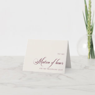 Agradecimento Para Madrinha no Meu Casamento Cartão de Mensagem