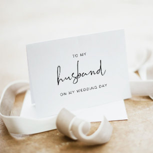 Agradecimento Para o Meu Marido no Meu Cartão de Dia de Casament