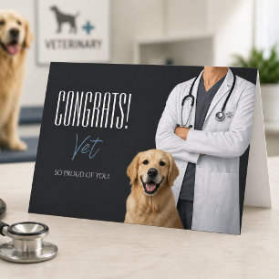 Agradecimento Parabéns pelo Cartão de Formatura de Veterinária