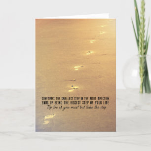 Agradecimento PEGUE O Cartão de Saudação PASSO