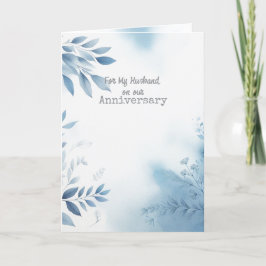 Agradecimento Pelo meu marido no nosso cartão de comemoração de