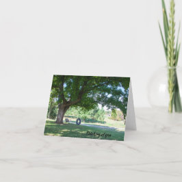 Agradecimento Pensando em seu cartão de saudação pacífico