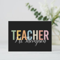Agradecimento Personalizado ao Professor Volta às