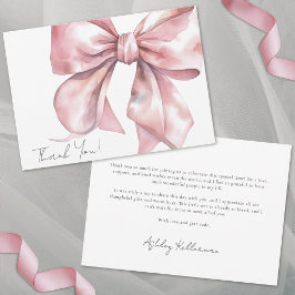 Agradecimento Personalizado Elegante Arco Rosa