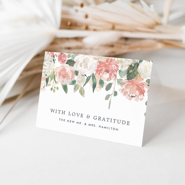 Agradecimento Personalizado Floral de Meados de Ve (Criador carregado)