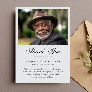 Agradecimento Personalizado Foto Funeral Simpatia