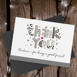 Agradecimento Personalizado Obrigado por ser meu cartão de amigo