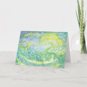 Agradecimento Pintura de um Cartão de Saudação Lullabial