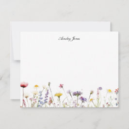 Agradecimento Plano Personalizado com Aquarela de