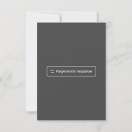 Agradecimento Regenerar Cartão de Desculpas de Resposta