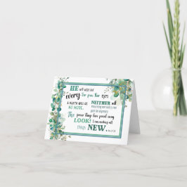 Agradecimento Revelação do Cartão de condolências JW 21:3,4