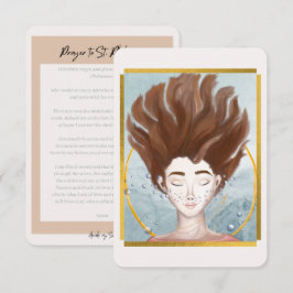 Agradecimento Rua. Cartão de Oração Filomena