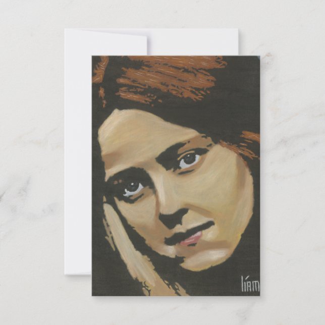 Agradecimento Rua. Terese do Cartão de Oração Lisieux (Frente)