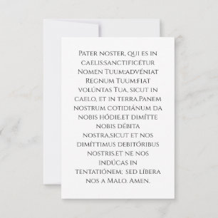Agradecimento Sagrada Face de Jesus Cartão Sagrado Pater Noste
