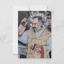 Santo Padre Pio Cartão de Oração