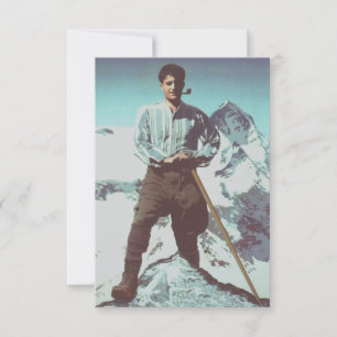 Agradecimento Santo Pier Giorgio Frassati Verso l'Alto Cartão de