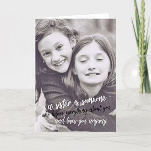 Agradecimento SER IRMÃ Cartão de Saudação