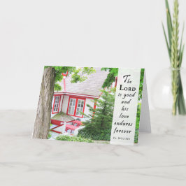 Agradecimento Seu amor é eterno - Cartão de Escritura