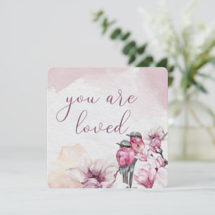 Agradecimento Seu Amor É Verdadeiro - Cartão de Afirmação