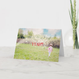 AGRADECIMENTO SIM - ELES FIZERAM UM CARTÃO DE PARABÉNS