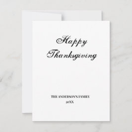 Agradecimento simples e mínimo adicione seu cartão de ação de gr