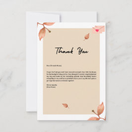 Agradecimento Sincero: Cartão de Agradecimento de