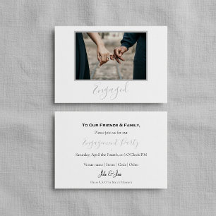 Agradecimento Sua própria foto, cartão de festas de lançamento