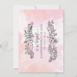 Agradecimento Tema mútuo de 2019 LDS para o cartão de juventude