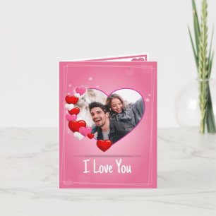 Agradecimento Texto personalizado e cartão de Dia de os namorado